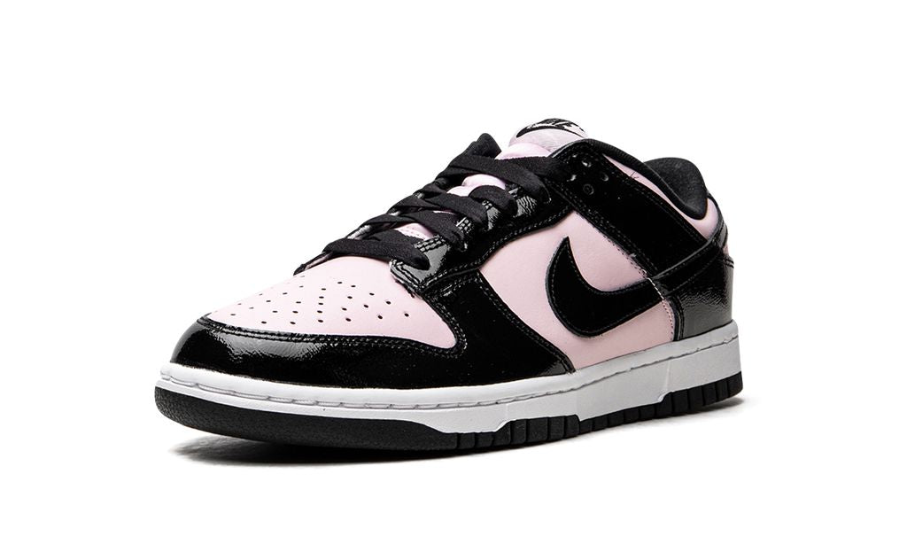 NK Dunk Low Black Patent Pink