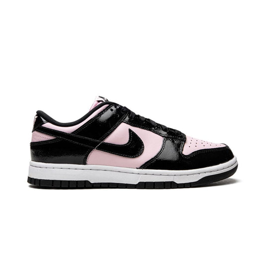 NK Dunk Low Black Patent Pink