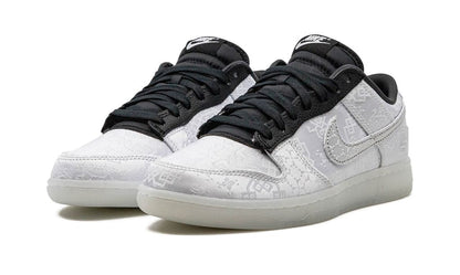 NK Dunk Low CLOT Fragment White