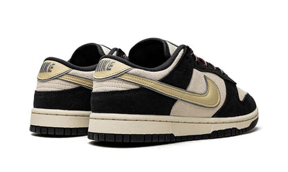 NK Dunk Low LX Black Suede Team Gold