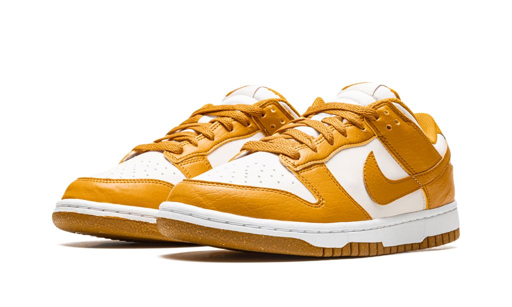 NK Dunk Low Next Nature Phantom Gold Suede