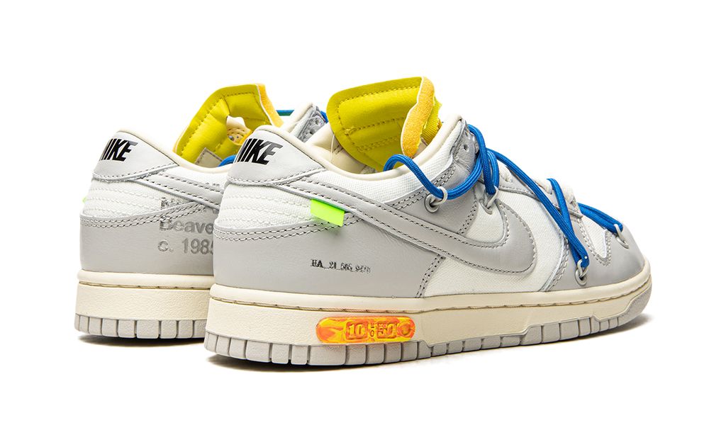 NK Dunk Low Off White Lot 10:50