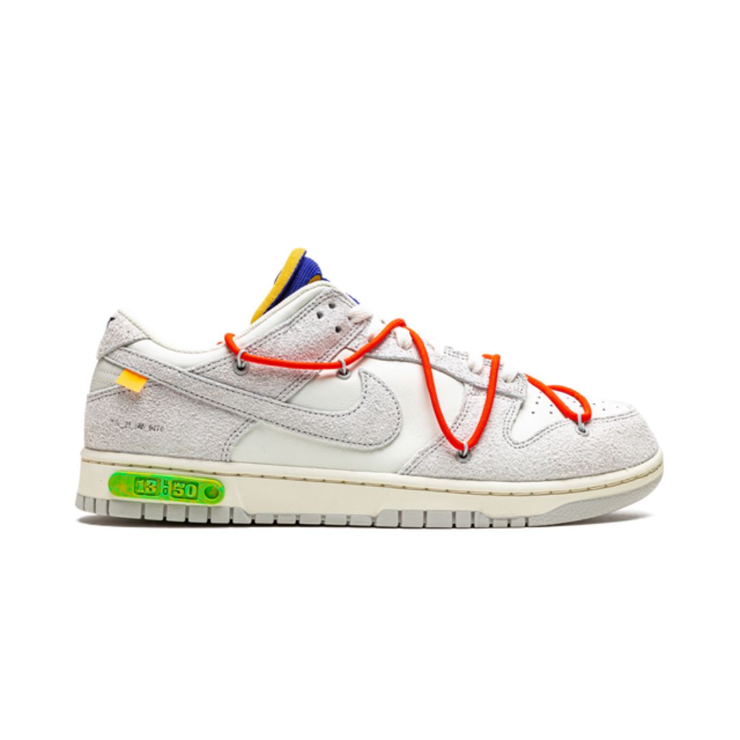 NK Dunk Low Off-White Lot 13:50