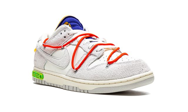 NK Dunk Low Off-White Lot 13:50