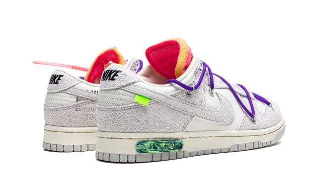 NK Dunk Low Off White Lot 15:50