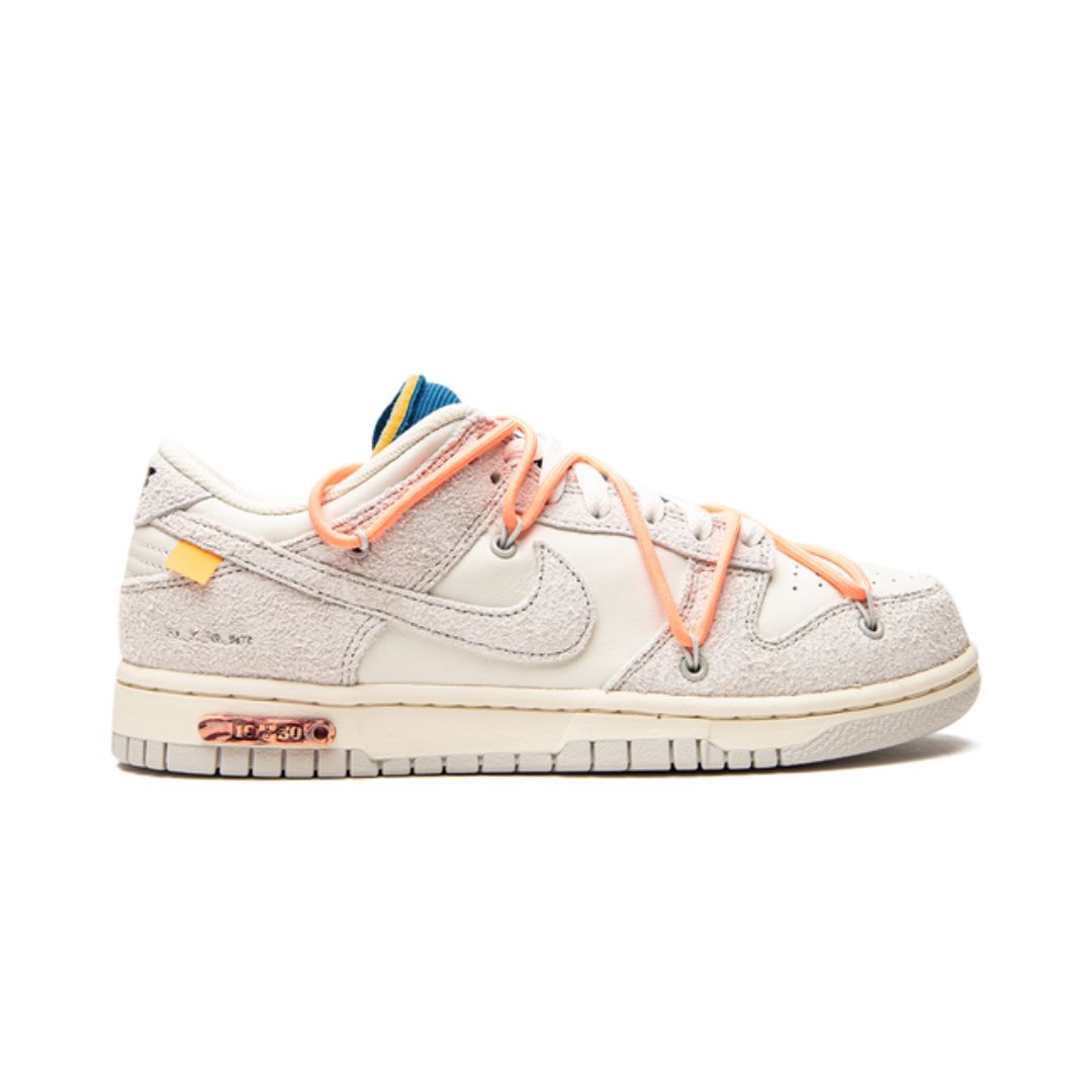 NK Dunk Low Off White Lot 19:50
