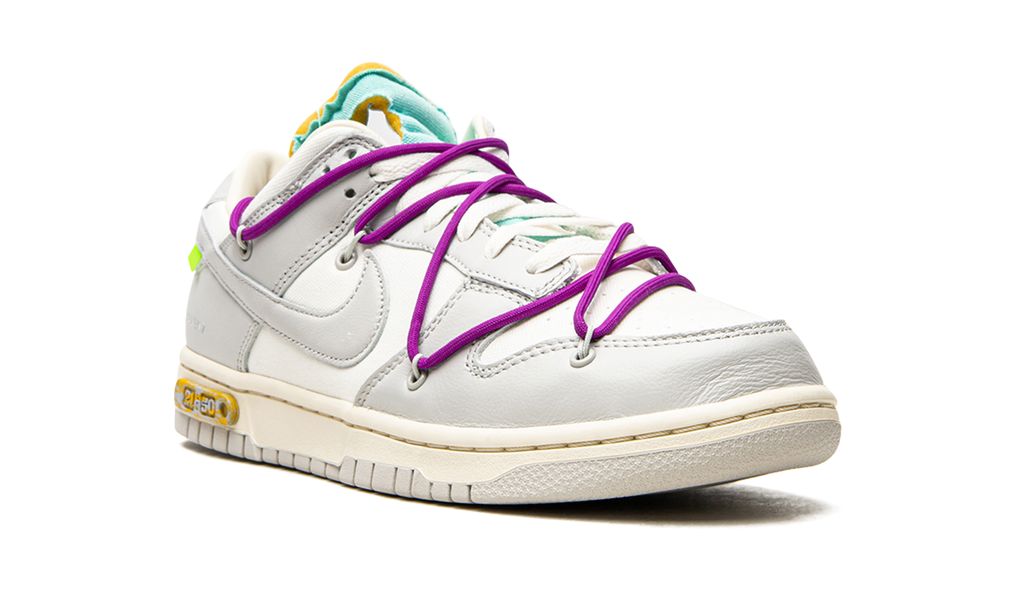 NK Dunk Low Off White Lot 21:50