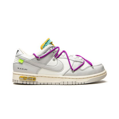 NK Dunk Low Off White Lot 21:50