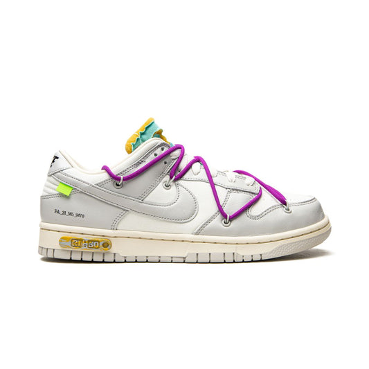 NK Dunk Low Off White Lot 21:50