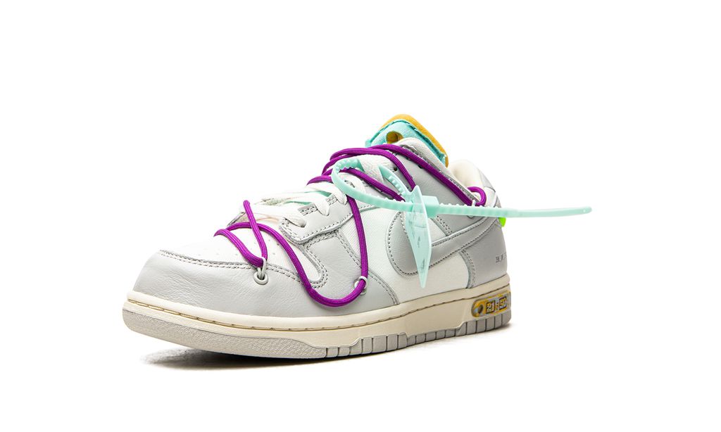 NK Dunk Low Off White Lot 21:50