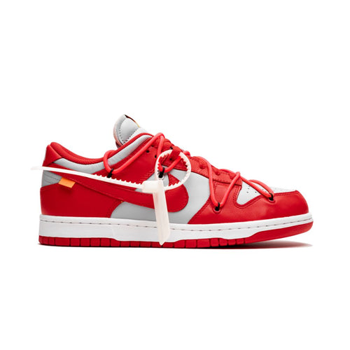 NK Dunk Low Off White University Red