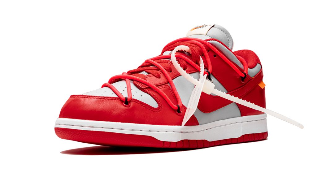 NK Dunk Low Off White University Red