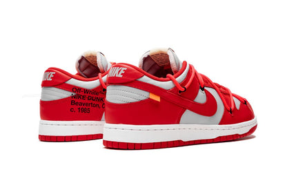 NK Dunk Low Off White University Red