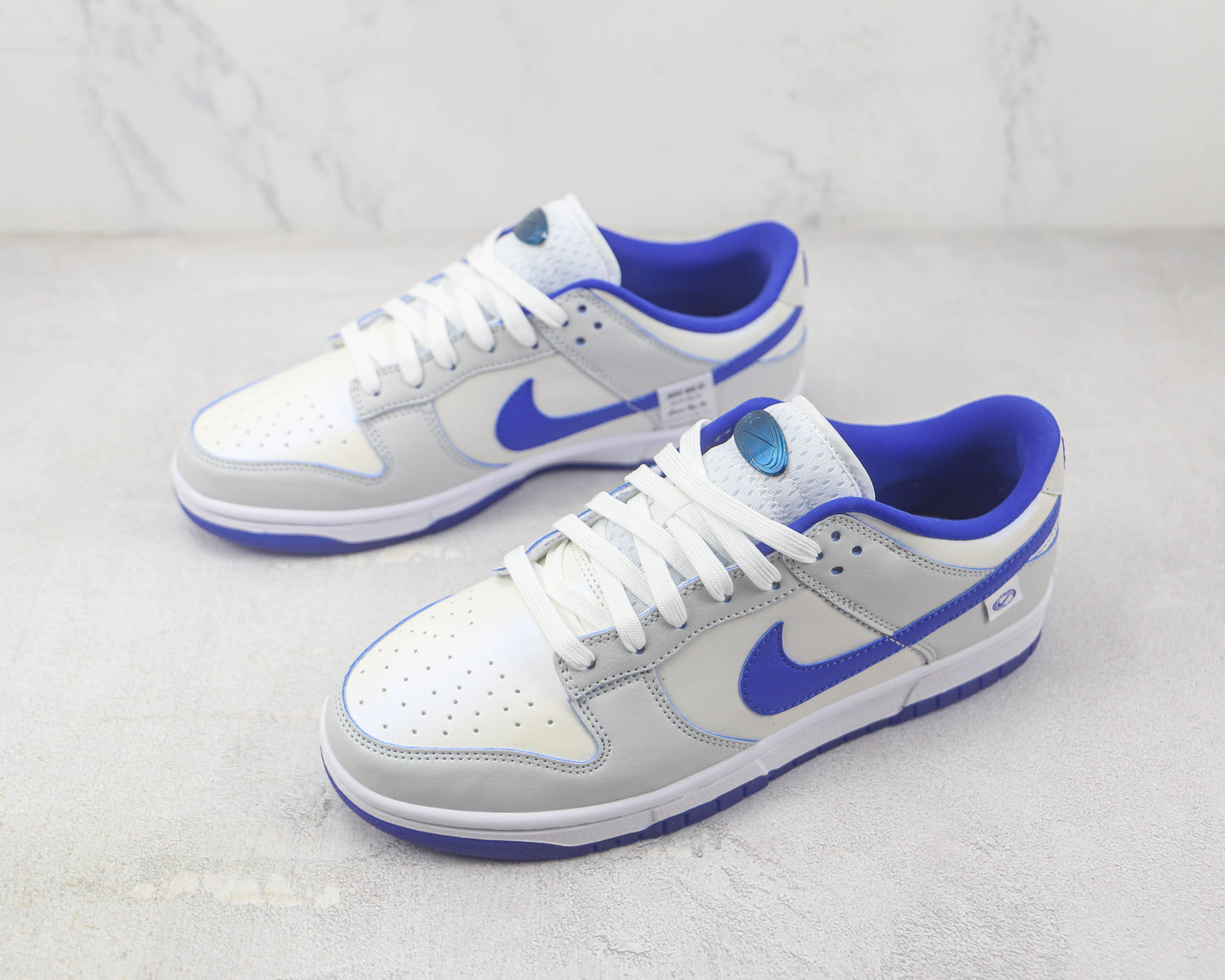 NK Dunk Low Worldwide White Blue