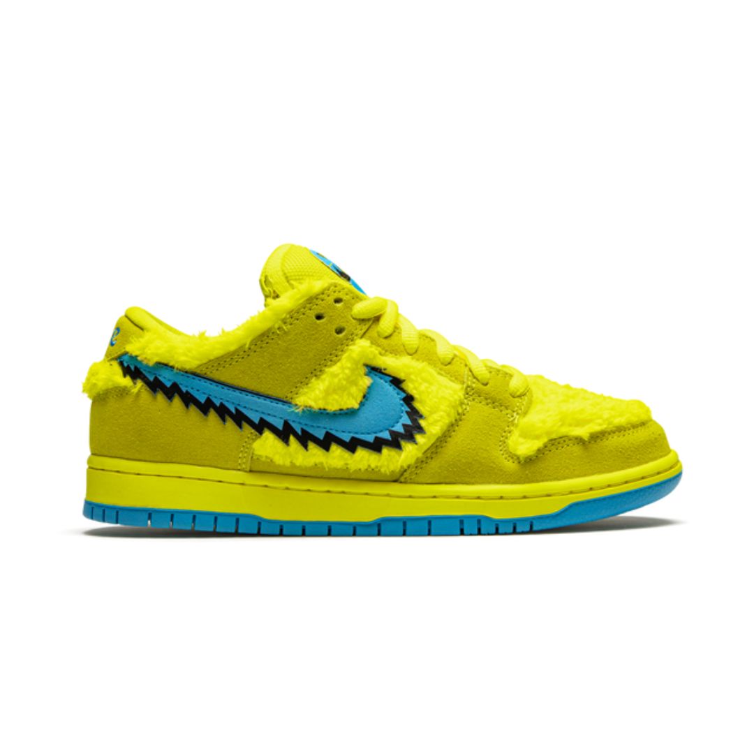 NK SB Dunk Low Grateful Dead Bears Opti Yellow