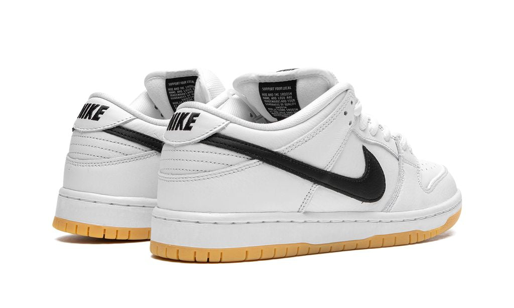 NK SB Dunk Low Orange White Label Black