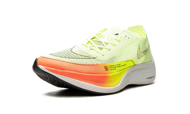 NK Zoom X Vaporfly Next% 2 Barely Volt Hyper Orange
