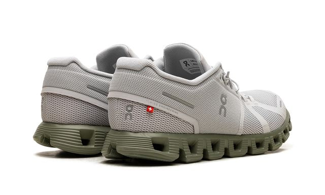 On Cloud 5 Gri Glaciar Verde Reseda