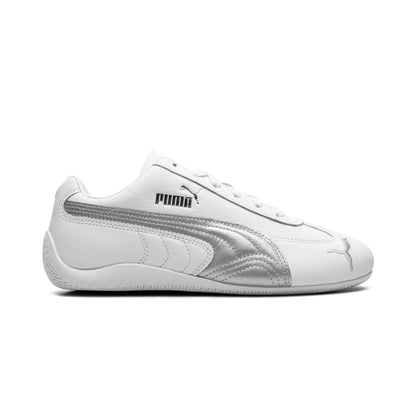 PM Speedcat OG Leather "White Silver"
