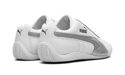 PM Speedcat OG Leather "White Silver"