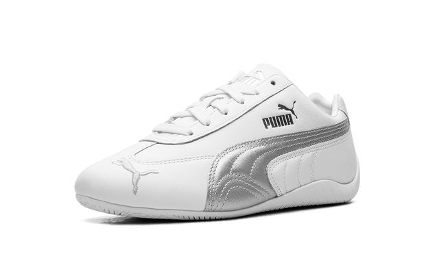 PM Speedcat OG Leather "White Silver"