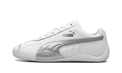 PM Speedcat OG Leather "White Silver"