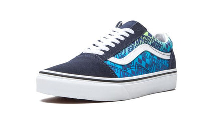 VNS Old Skool Off the Wall Logos - Blue