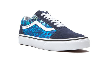 VNS Old Skool Off the Wall Logos - Blue