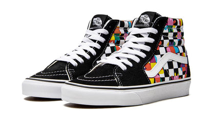 VNS SK8-Hi "Floral Checkerboard"
