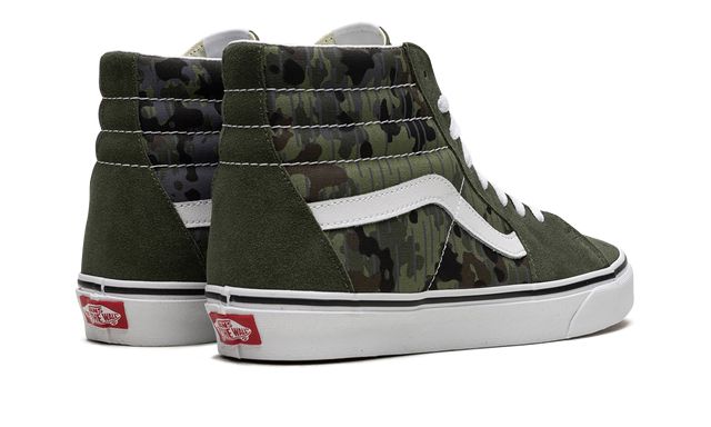 VNS Sk8-Hi "Rain Camo Green
