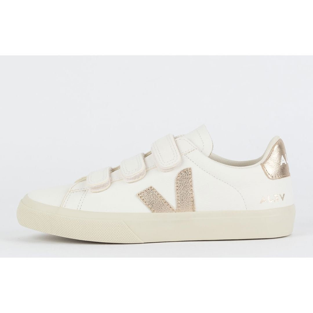 V Shoes Chromefree Leather Extra White Platine