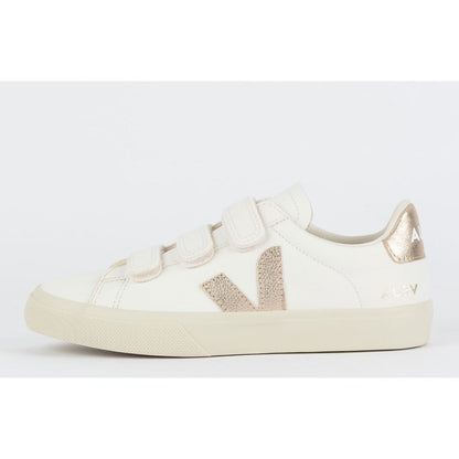 V Shoes Chromefree Leather Extra White Platine