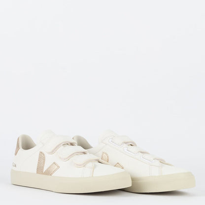 V Shoes Chromefree Leather Extra White Platine