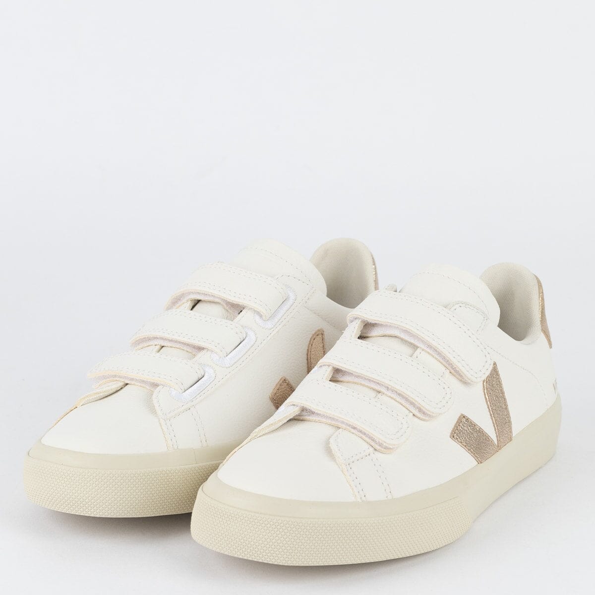 V Shoes Chromefree Leather Extra White Platine