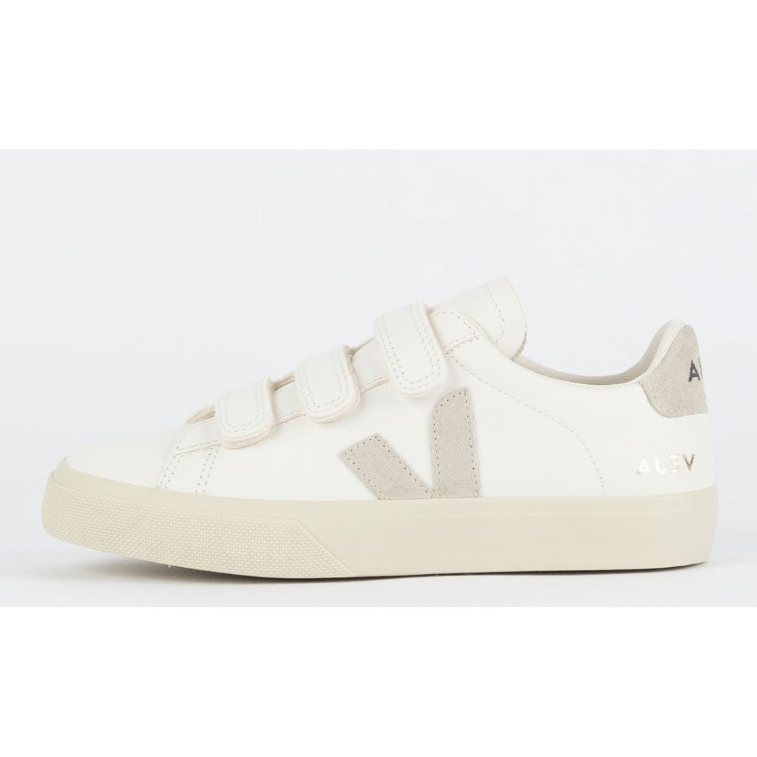 V Shoes Chromefree Leather Extra White Platine