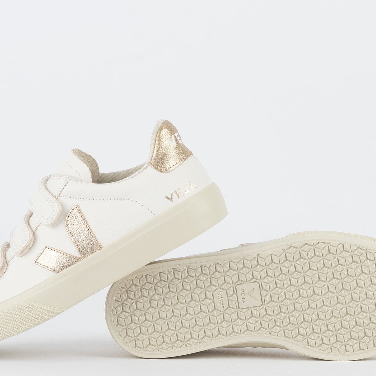 V Shoes Chromefree Leather Extra White Platine