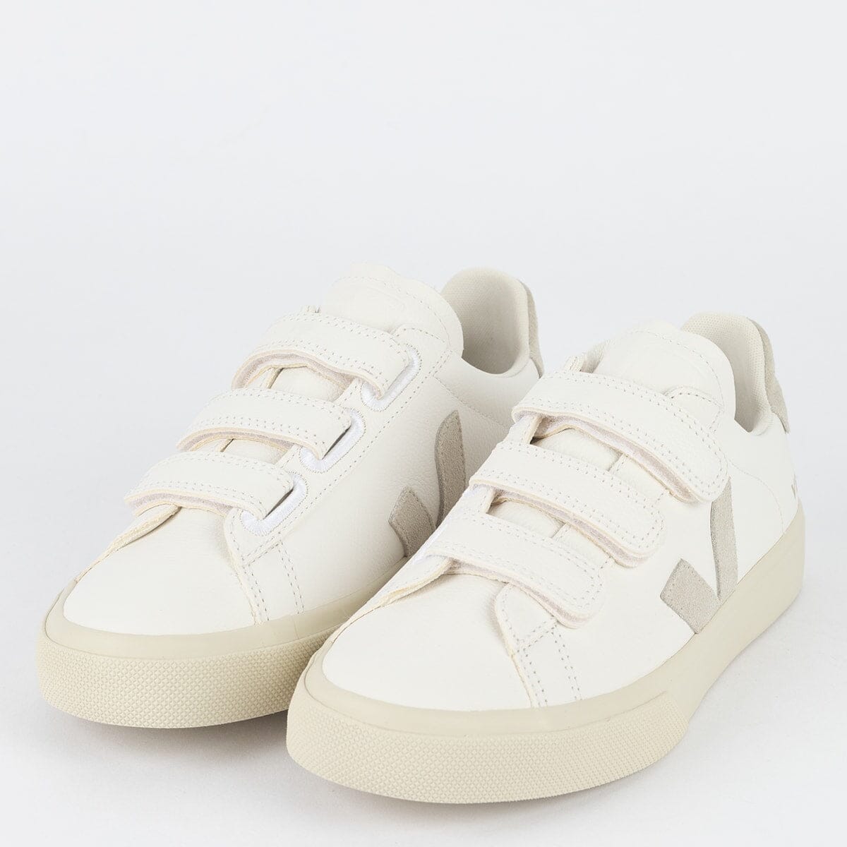 V Shoes Chromefree Leather Extra White Platine