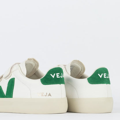V Shoes Logo Chromefree Leather Extra White