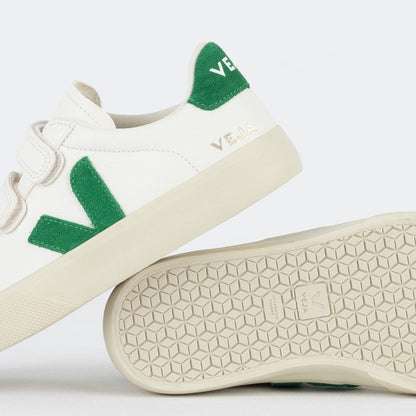 V Shoes Logo Chromefree Leather Extra White