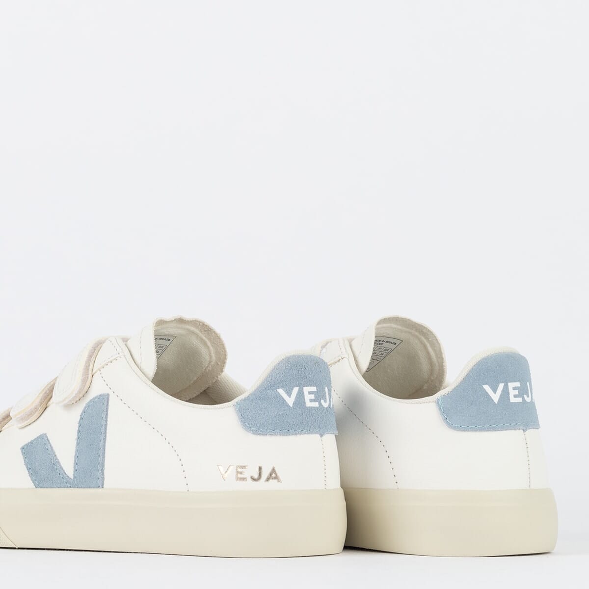 V Shoes Logo Chromefree Leather Extra White Steel