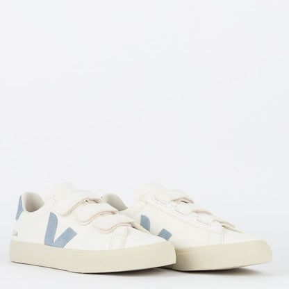 V Shoes Logo Chromefree Leather Extra White Steel