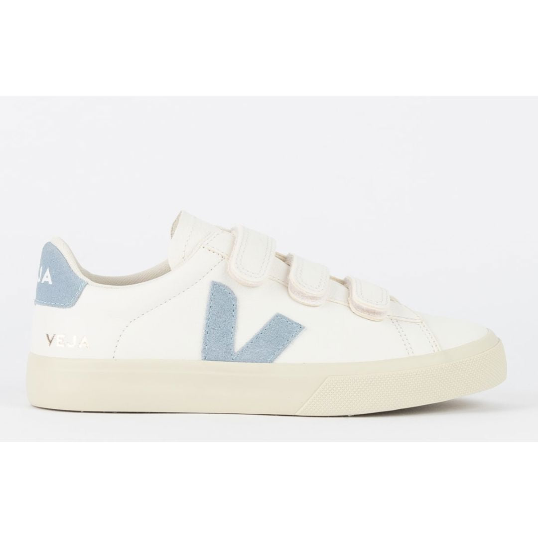 V Shoes Logo Chromefree Leather Extra White Steel